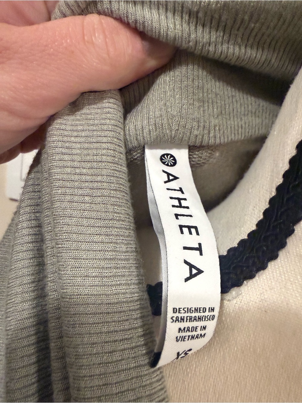 Athleta | Light Sage Draped Open-Front Cardigan - Picture 3 of 8